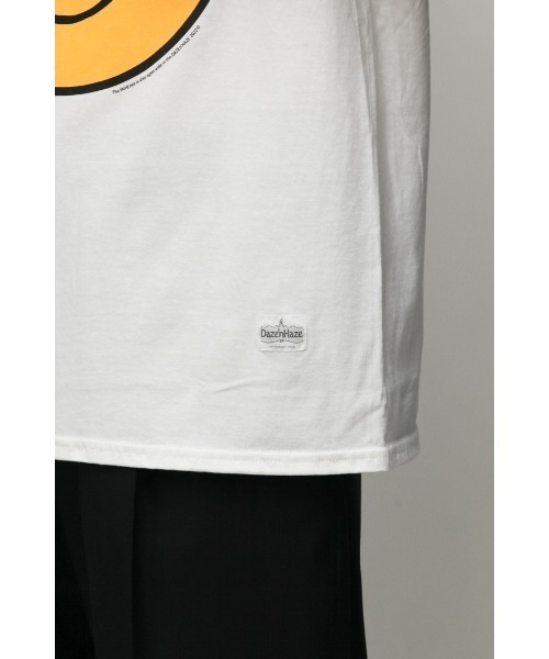 乱痴気（ランチキ）の「【DAZE'N HAZE】T-SHIRTS - SMILE /リンガーT（Tシャツ/カットソー・メンズ・ホワイト×ネイビー/杢グレー・L/M）」の15枚目の写真