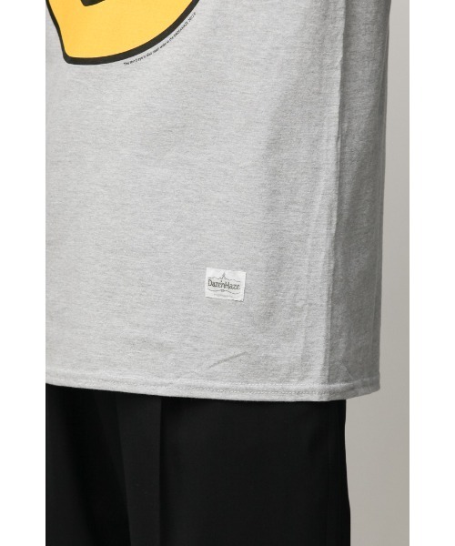 乱痴気（ランチキ）の「【DAZE'N HAZE】T-SHIRTS - SMILE /リンガーT（Tシャツ/カットソー・メンズ・ホワイト×ネイビー/杢グレー・L/M）」の14枚目の写真