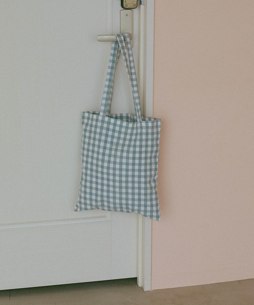 LOEWE トートバッグ チェック柄 刺繍入り LOEWE + Paula's Ibiza ラフィア トートバッグ チェック柄 刺繍