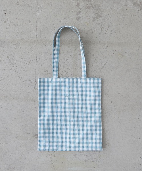 LOEWE トートバッグ チェック柄 刺繍入り LOEWE + Paula's Ibiza ラフィア トートバッグ チェック柄 刺繍