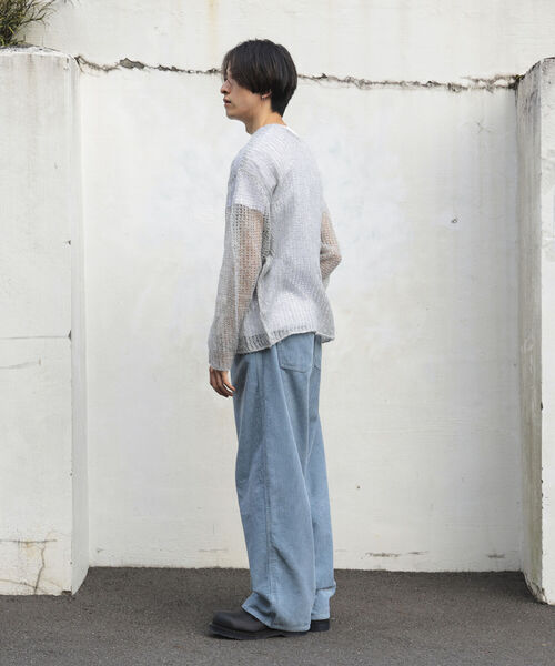 VAPORIZE（ヴェイパライズ）の「VAPORIZE / Net Knit（ニット/セーター・メンズ・ブラック/グレー/ピンク・MEDIUM/LARGE）」の10枚目の写真