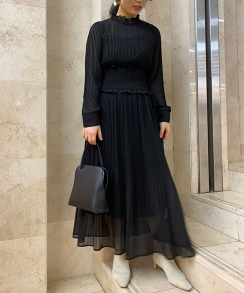 セール ブランド古着 長袖ワンピース ワンピース Fray I D フレイアイディー のファッション通販 Zozoused