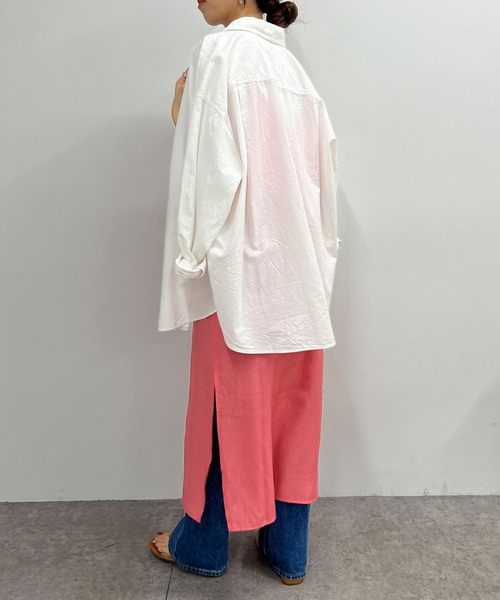 SHENERY（シーナリー）の「レイヤードタイトキャミワンピース（ワンピース・レディース・オレンジ/ピンク・FREE）」の6枚目の写真