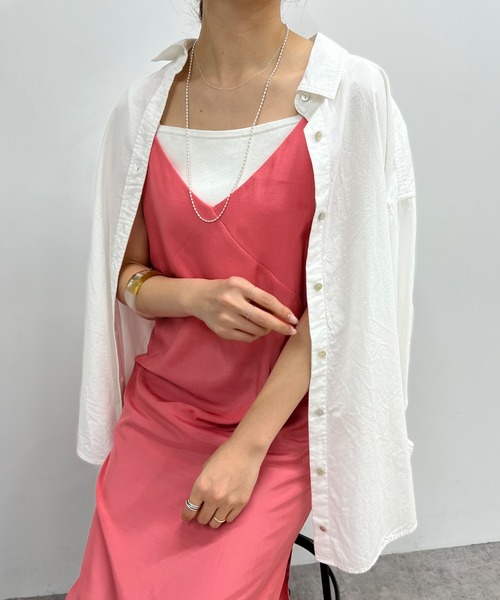 SHENERY（シーナリー）の「レイヤードタイトキャミワンピース（ワンピース・レディース・オレンジ/ピンク・FREE）」の10枚目の写真