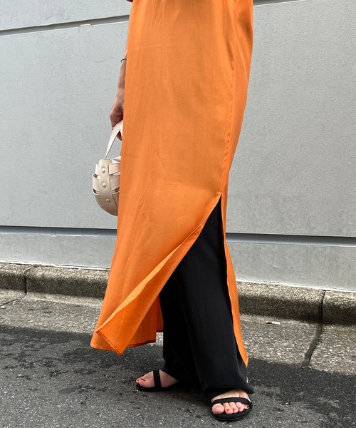 SHENERY（シーナリー）の「レイヤードタイトキャミワンピース（ワンピース・レディース・オレンジ/ピンク・FREE）」の18枚目の写真