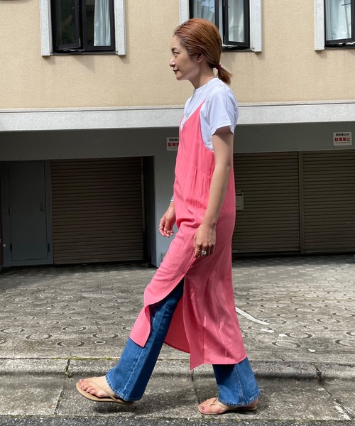 SHENERY（シーナリー）の「レイヤードタイトキャミワンピース（ワンピース・レディース・オレンジ/ピンク・FREE）」の21枚目の写真