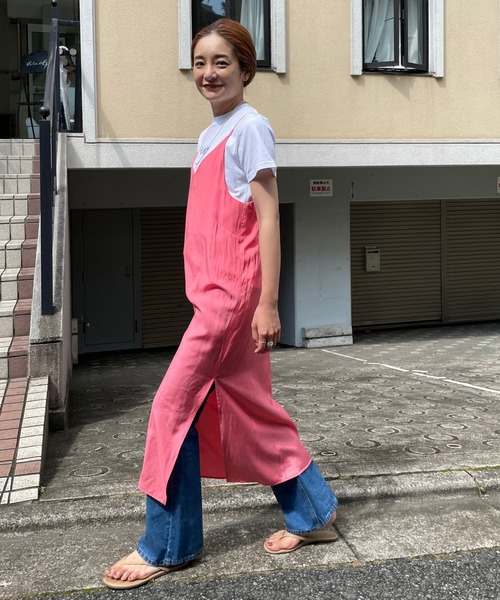 SHENERY（シーナリー）の「レイヤードタイトキャミワンピース（ワンピース・レディース・オレンジ/ピンク・FREE）」の22枚目の写真