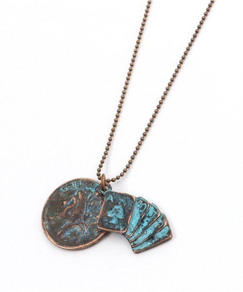 Revo.（レボ）の「Revo. アンティークチャーム チェーンネックレス［巾着袋付き］（ネックレス・メンズ・ゴールド系/ゴールド系1/ゴールド系2・FREE）」の2枚目の写真