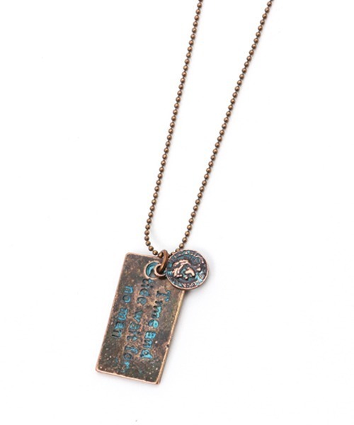 Revo.（レボ）の「Revo. アンティークチャーム チェーンネックレス［巾着袋付き］（ネックレス・メンズ・ゴールド系/ゴールド系1/ゴールド系2・FREE）」の3枚目の写真