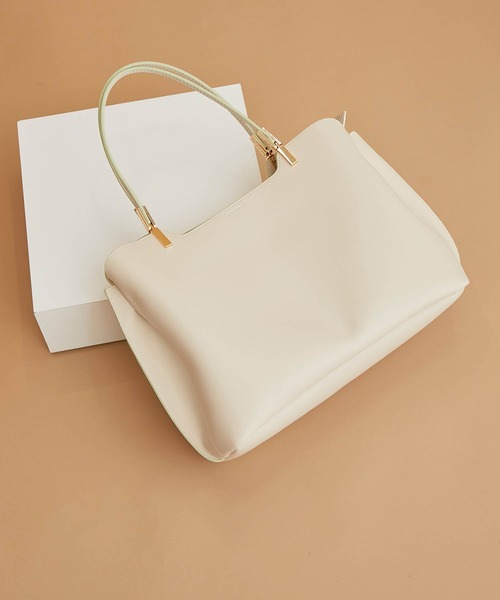 ROPE' PICNIC（ロペピクニック）の「軽量レクタンメタルA4 3層トートバッグ（トートバッグ・レディース・ブラック系その他/ホワイト系その他5/ブラウン系その他3・FREE）」の2枚目の写真