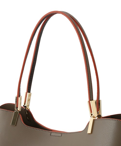 ROPE' PICNIC（ロペピクニック）の「軽量レクタンメタルA4 3層トートバッグ（トートバッグ・レディース・ブラック系その他/ホワイト系その他5/ブラウン系その他3・FREE）」の5枚目の写真