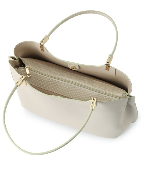 ROPE' PICNIC（ロペピクニック）の「軽量レクタンメタルA4 3層トートバッグ（トートバッグ・レディース・ブラック系その他/ホワイト系その他5/ブラウン系その他3・FREE）」の7枚目の写真