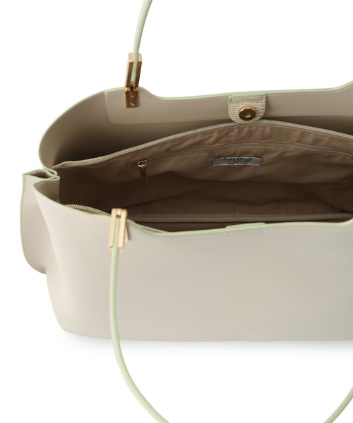 ROPE' PICNIC（ロペピクニック）の「軽量レクタンメタルA4 3層トートバッグ（トートバッグ・レディース・ブラック系その他/ホワイト系その他5/ブラウン系その他3・FREE）」の10枚目の写真