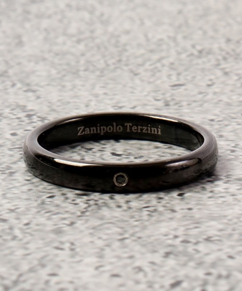 Zanipolo Terzini(ザニポロタルツィーニ)の「Zanipolo Terzini タングステンIPカラーリング(リング・メンズ・ブラック/ブルー/ブルー系その他/ブルー系その他2/ブルー系その他3/ブラック系その他・23/13/17/19/21/15 /11/7/9)」の2枚目の写真