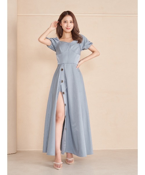 ボリュームフレアトレンチワンピース（ワンピース）｜Darich  