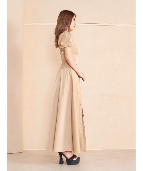 Darich ドレス ワンピース ダーリッチ Darich オフショルフレアニットミニワンピース