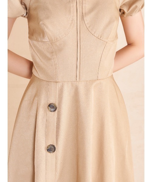 ボリュームフレアトレンチワンピース（ワンピース）｜Darich  