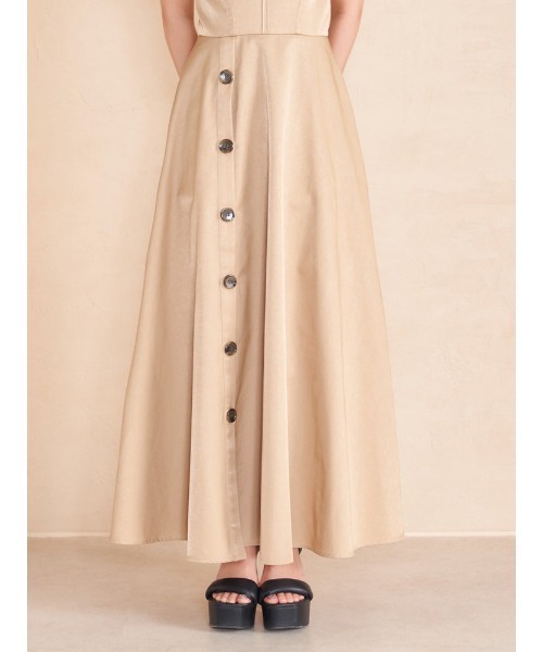 ボリュームフレアトレンチワンピース（ワンピース）｜Darich  