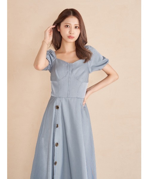 Darich（ダーリッチ）の「ボリュームフレアトレンチワンピース  