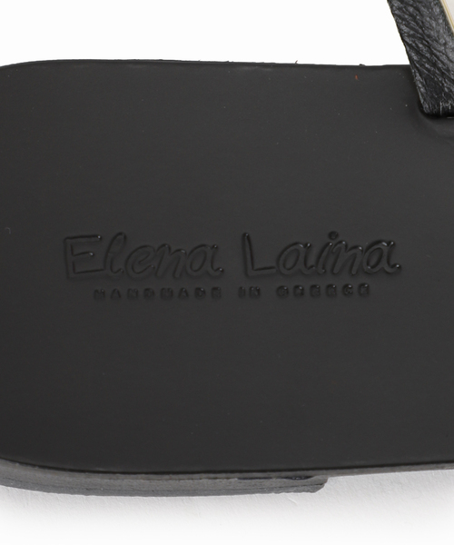 journal standard L'essage(ジャーナルスタンダードレサージュ)の「【ELENA LAINA /エレナ ライナ】BLACK SNAKE/GOLD BLACK SOLE:サンダル(サンダル・レディース・ブラック・36/38)」の6枚目の写真