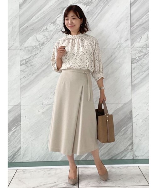 COUP DE CHANCE(クードシャンス) 24AW チドリジャカードブラウス レディース  36 中古 古着 0305 COUP DE CHANCE CHANCE(クードシャンス) 24AW チドリジャカード