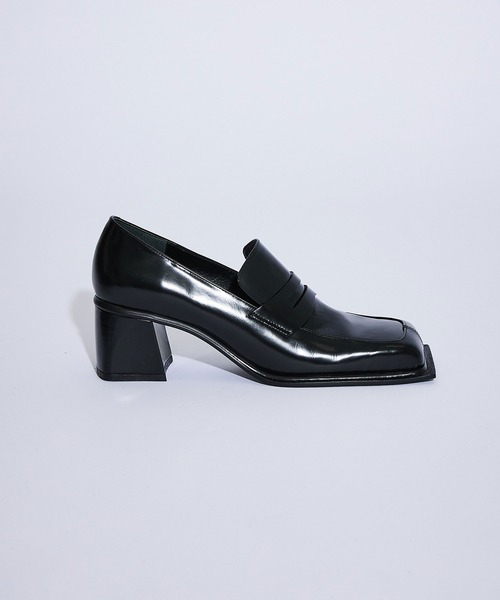 UNITED TOKYO（ユナイテッドトウキョウ）の「スクエアログローファー（ローファー・レディース・ホワイト/ブラック・1/2）」の9枚目の写真