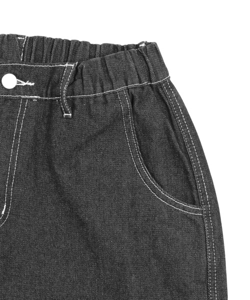 Figments（フィグメンツ）の「デニムカーゴパンツ（デニムパンツ・メンズ・ブラック・LARGE/MEDIUM）」の9枚目の写真