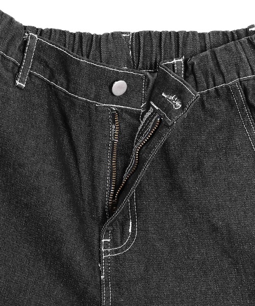 Figments（フィグメンツ）の「デニムカーゴパンツ（デニムパンツ・メンズ・ブラック・LARGE/MEDIUM）」の10枚目の写真