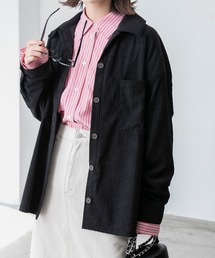 BONLECILL（ボンルシール）の「コーデュロイシャツジャケット（シャツ/ブラウス・レディース）」