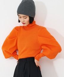 NOMINE | ボリュームスリーブタートルニット(ニット/セーター)