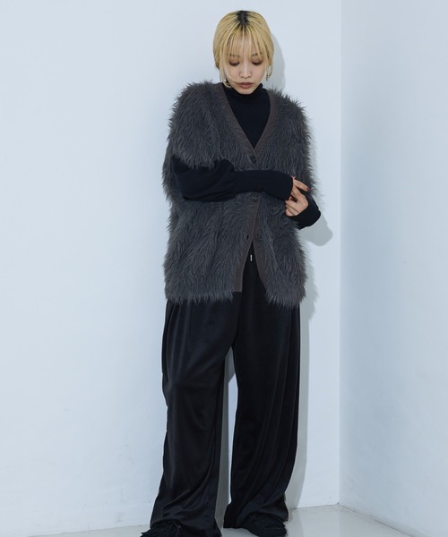 NOMINE（ノミネ）の「ボリュームスリーブタートルニット（ニット/セーター・レディース・ブラック/ピンク/ブルー/キャメル/チャコールグレー/ベージュ/オレンジ/ライム・フリー）」の22枚目の写真