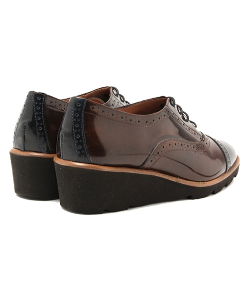 FABIO RUSCONI（ファビオルスコーニ）の「レースアップウエッジパンプス（その他シューズ・レディース・グレー/ダークブラウン/ブラック・36/37/38/35）」の6枚目の写真