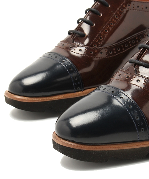 FABIO RUSCONI（ファビオルスコーニ）の「レースアップウエッジパンプス（その他シューズ・レディース・グレー/ダークブラウン/ブラック・36/37/38/35）」の7枚目の写真