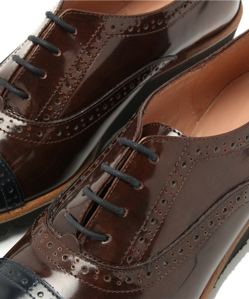 FABIO RUSCONI（ファビオルスコーニ）の「レースアップウエッジパンプス（その他シューズ・レディース・グレー/ダークブラウン/ブラック・36/37/38/35）」の8枚目の写真