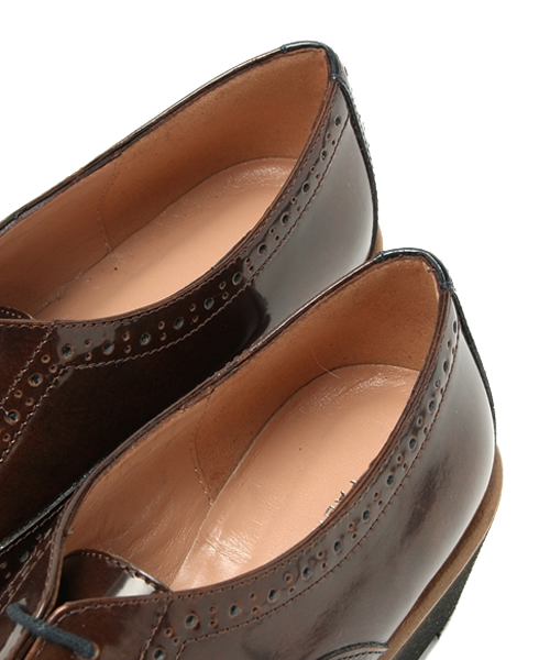 FABIO RUSCONI（ファビオルスコーニ）の「レースアップウエッジパンプス（その他シューズ・レディース・グレー/ダークブラウン/ブラック・36/37/38/35）」の9枚目の写真