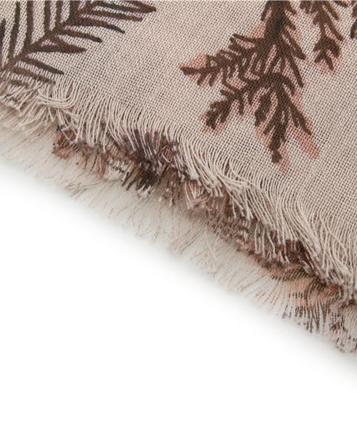 Denime(ドゥニーム)の「Forestストール(ストール/ショール・レディース・ホワイト/カーキ/オレンジ・FREE)」の5枚目の写真