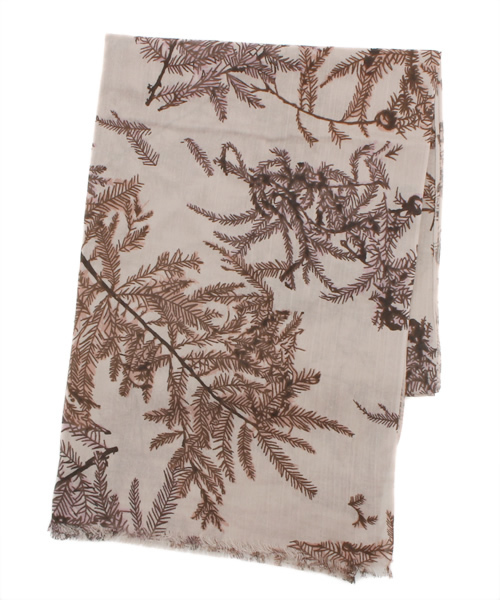 Denime(ドゥニーム)の「Forestストール(ストール/ショール・レディース・ホワイト/カーキ/オレンジ・FREE)」の10枚目の写真