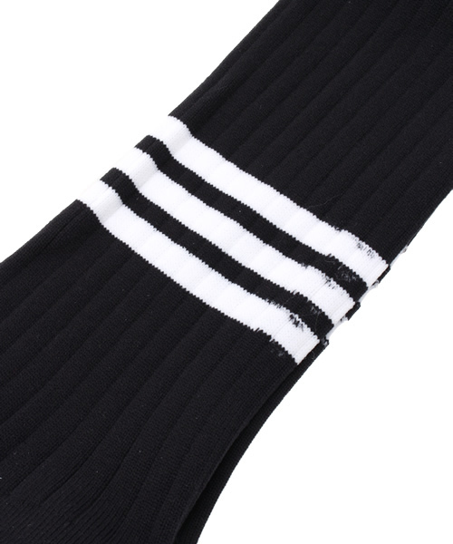 adidas(アディダス)の「ウィメンズ アディダス ハイク ニーソックス adidas HYKE KNEE SOCK S20265(ソックス/靴下・レディース・ブラック・24cm)」の3枚目の写真