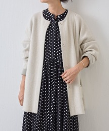 BEARDSLEY | 【AW商品先行発売】ニットコート(ノーカラーコート)