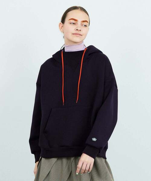 FRAPBOIS（フラボア）の「クリーンパーカー（パーカー・レディース・パープル/グレー・1/2）」の2枚目の写真