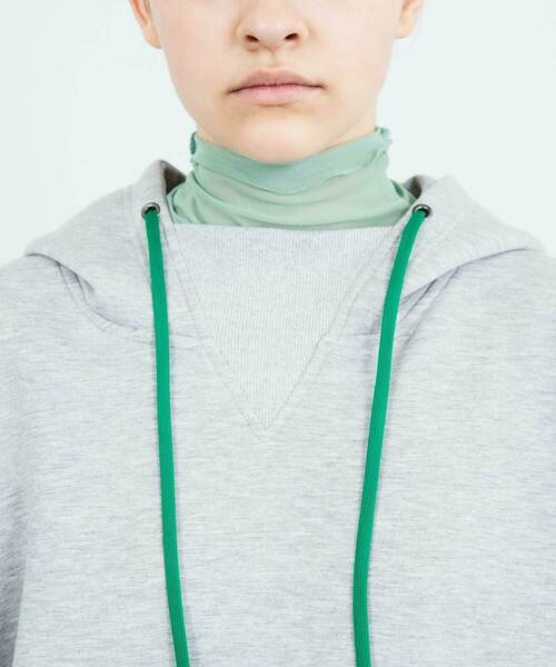 FRAPBOIS（フラボア）の「クリーンパーカー（パーカー・レディース・パープル/グレー・1/2）」の6枚目の写真