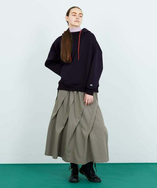 FRAPBOIS（フラボア）の「クリーンパーカー（パーカー・レディース・パープル/グレー・1/2）」の17枚目の写真