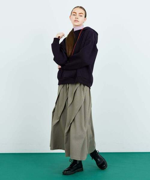 FRAPBOIS（フラボア）の「クリーンパーカー（パーカー・レディース・パープル/グレー・1/2）」の18枚目の写真