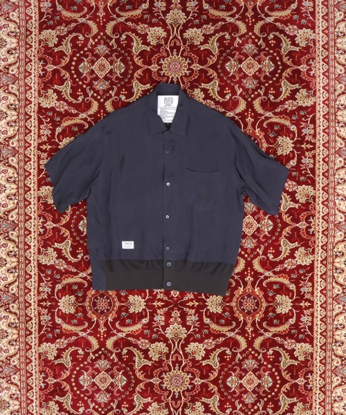 elephant TRIBAL fabrics（エレファントトライバルファブリックス）の「elephant TRIBAL fabrics Knit Docking OC Shirt（シャツ/ブラウス・メンズ・ブラック/オレンジ・FREE）」の13枚目の写真