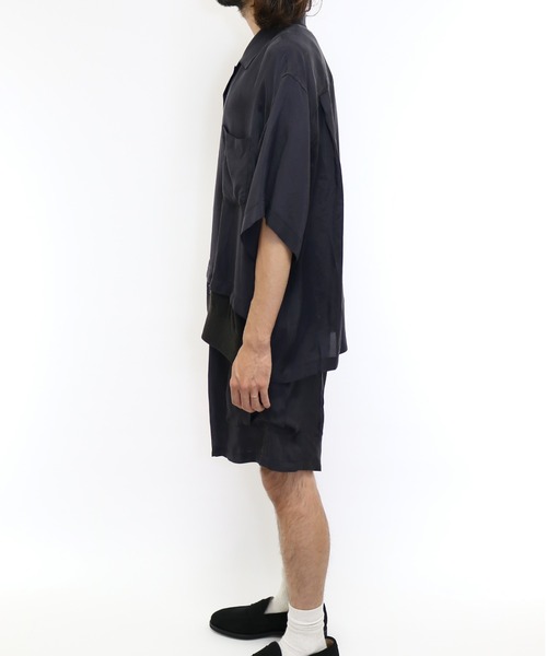 elephant TRIBAL fabrics（エレファントトライバルファブリックス）の「elephant TRIBAL fabrics Knit Docking OC Shirt（シャツ/ブラウス・メンズ・ブラック/オレンジ・FREE）」の4枚目の写真