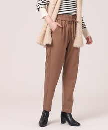 SHOO・LA・RUE | インスタライブ着用商品【きれい叶えるパンツ】起毛カルゼ イージー テーパードパンツ(その他パンツ)
