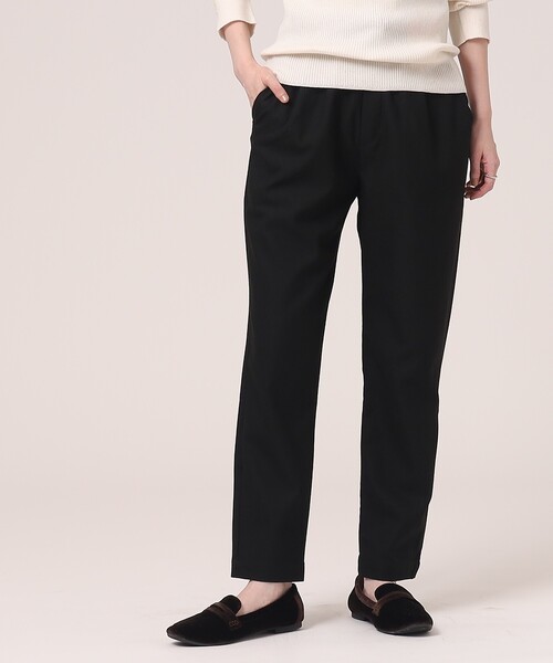SHOO・LA・RUE（シューラルー）の「◆【美脚シルエット】起毛カルゼ イージー テーパードパンツ（その他パンツ・レディース・アイボリー/ブラック/ダークグリーン/ブラウン系/ダークオレンジ/ブルー・01/02/03/04/05/10）」の21枚目の写真