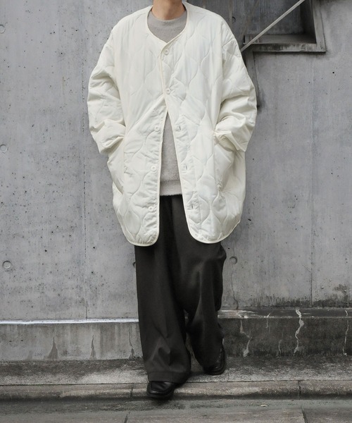 NILWAY（ニルウェイ）の「キルトライナー/ノーカラーキルティング