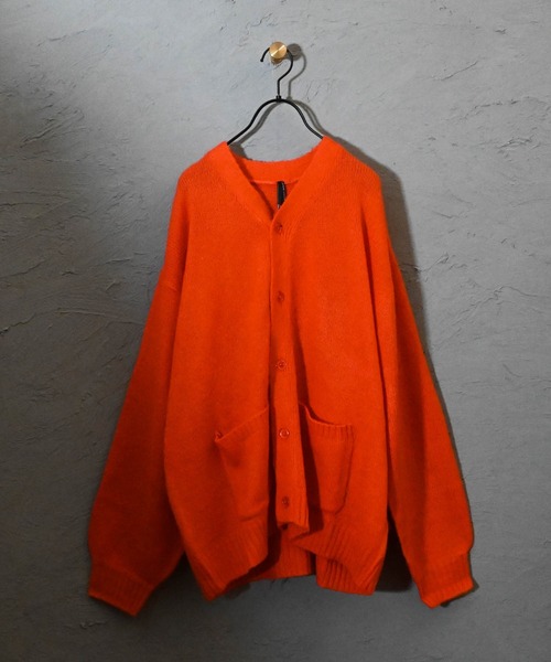 Ritzy（リッツィー）の「7GG シャギーニット カーディガン（カーディガン/ボレロ・メンズ・ブルー/ブラック/レッド/グリーン/オレンジ/マスタード・LARGE/MEDIUM/X-LARGE）」の6枚目の写真