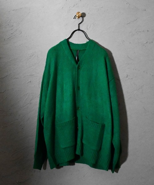 Ritzy（リッツィー）の「7GG シャギーニット カーディガン（カーディガン/ボレロ・メンズ・ブルー/ブラック/レッド/グリーン/オレンジ/マスタード・LARGE/MEDIUM/X-LARGE）」の2枚目の写真